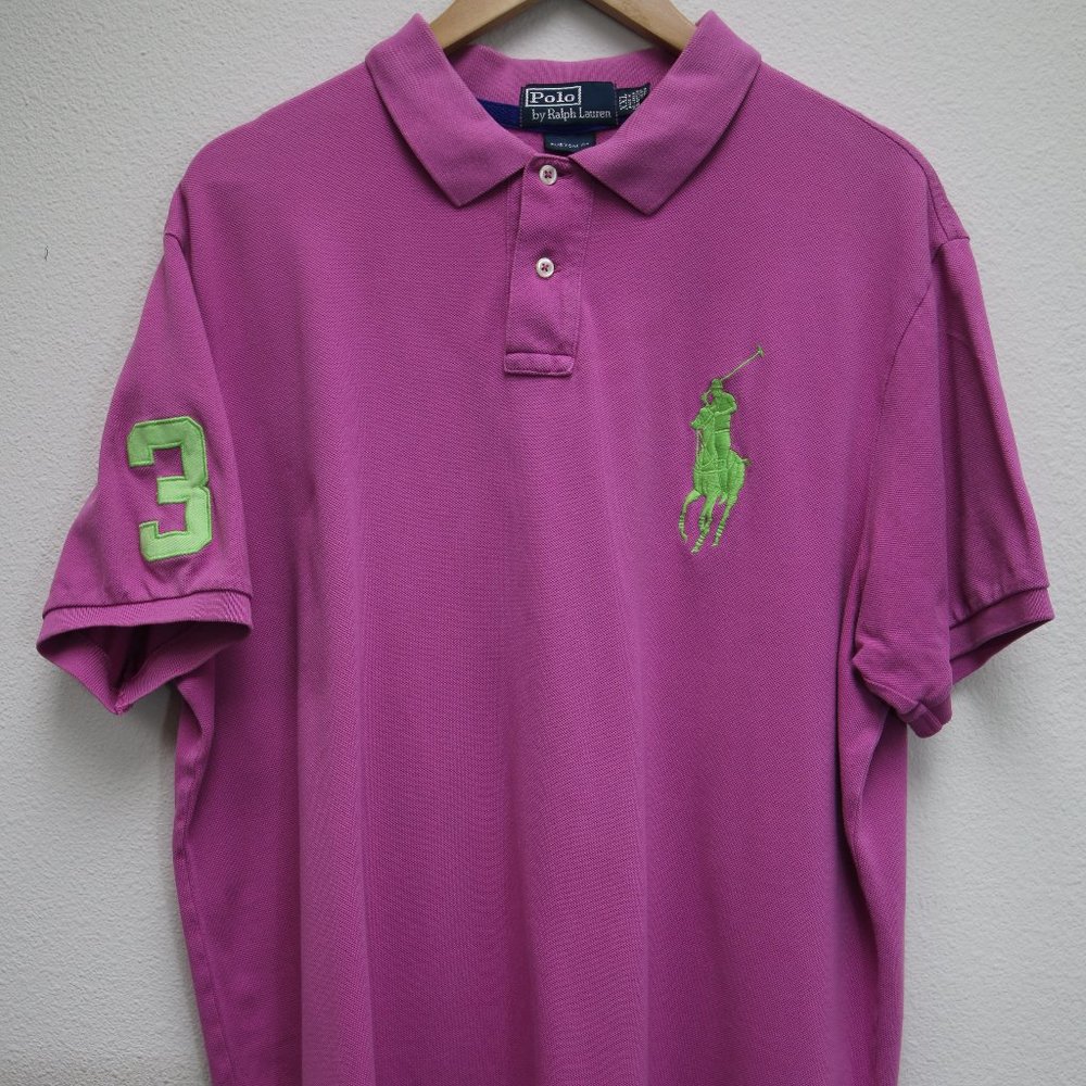 Ralph Lauren Men's Knit Polo Shirt- Big Pony